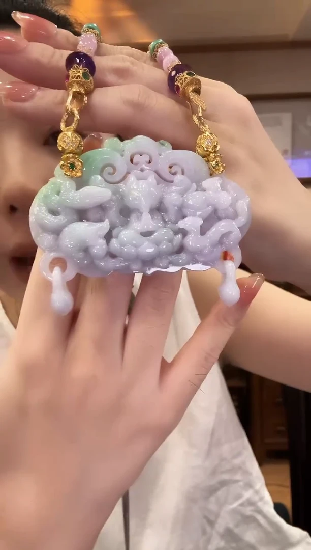 颈饰未镶嵌翡翠国风