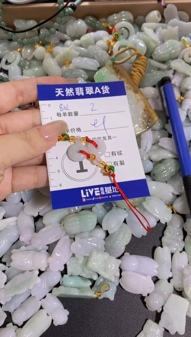 颈饰未镶嵌翡翠天然翡翠A货批量多样性发一件