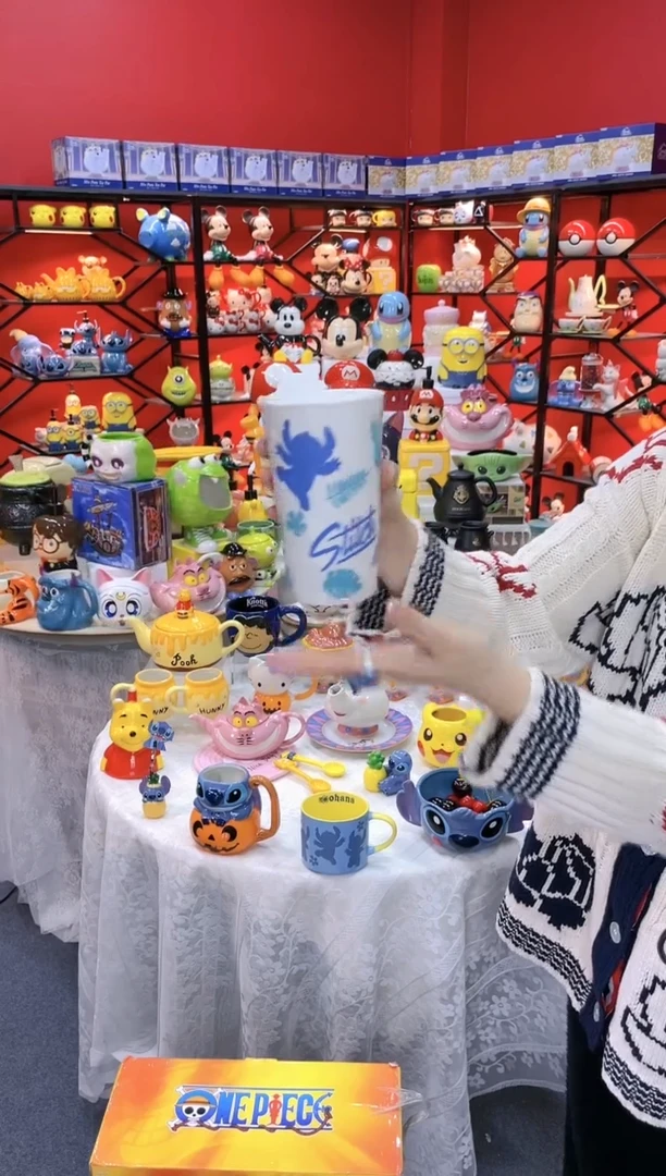 【闪购商品】1@@吏迪仔陶瓷咖啡杯