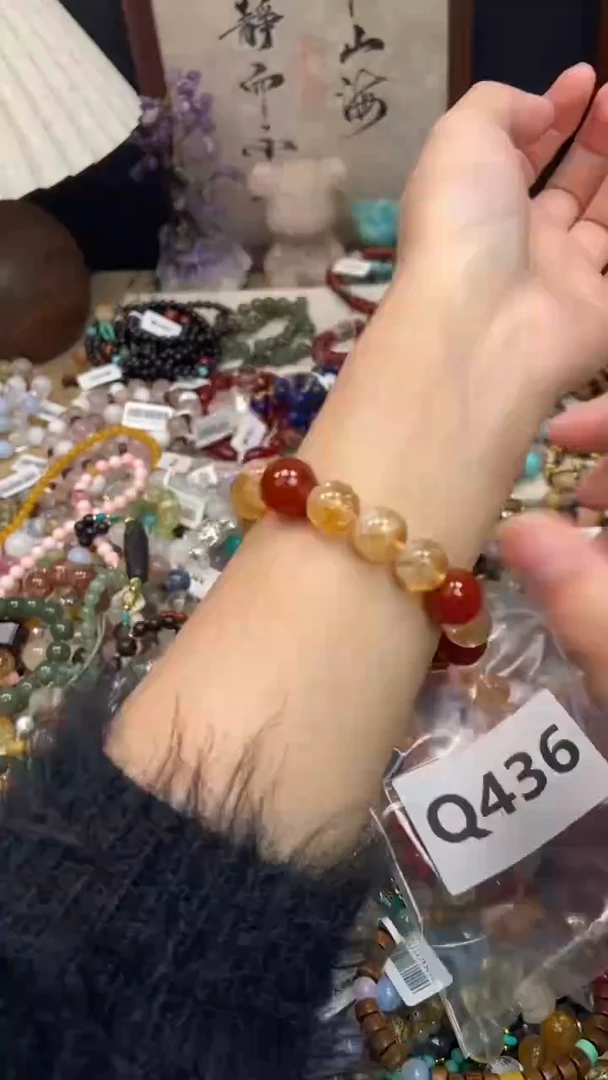 未镶嵌手链黄晶436