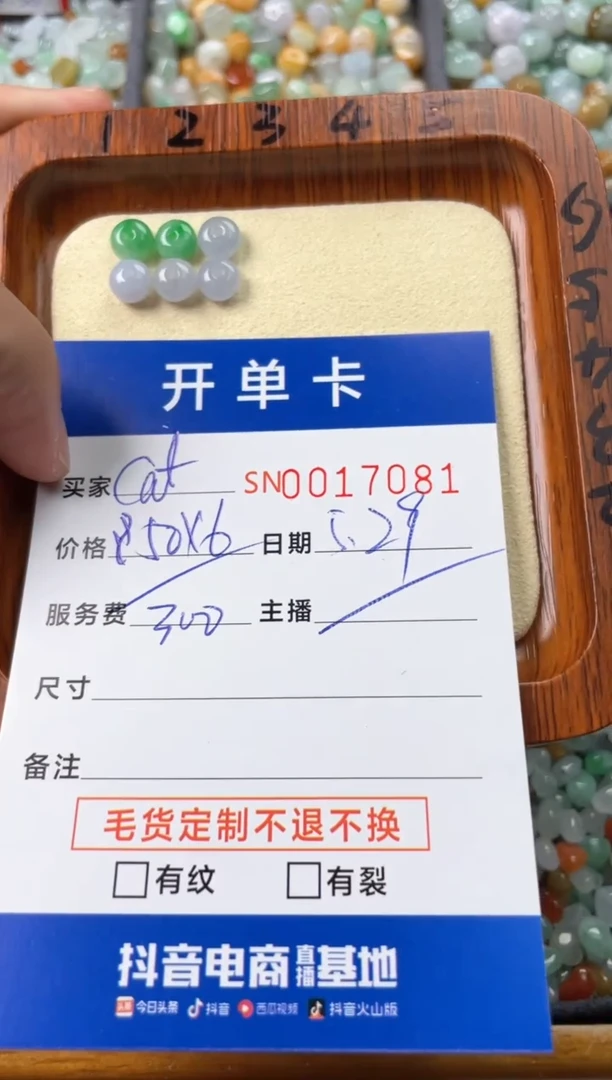 翡翠未镶嵌颈饰00017081