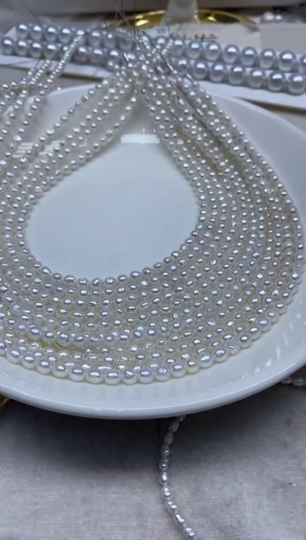 淡水珍珠未镶嵌颈饰发4