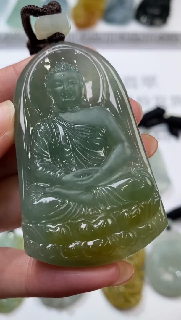 未镶嵌挂件翡翠370359  多人