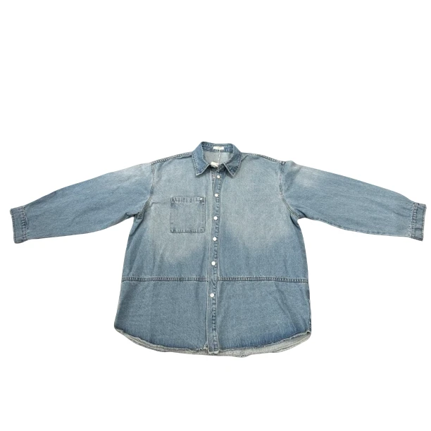 韩版新款牛仔衬衫休闲洋气时尚百搭宽松