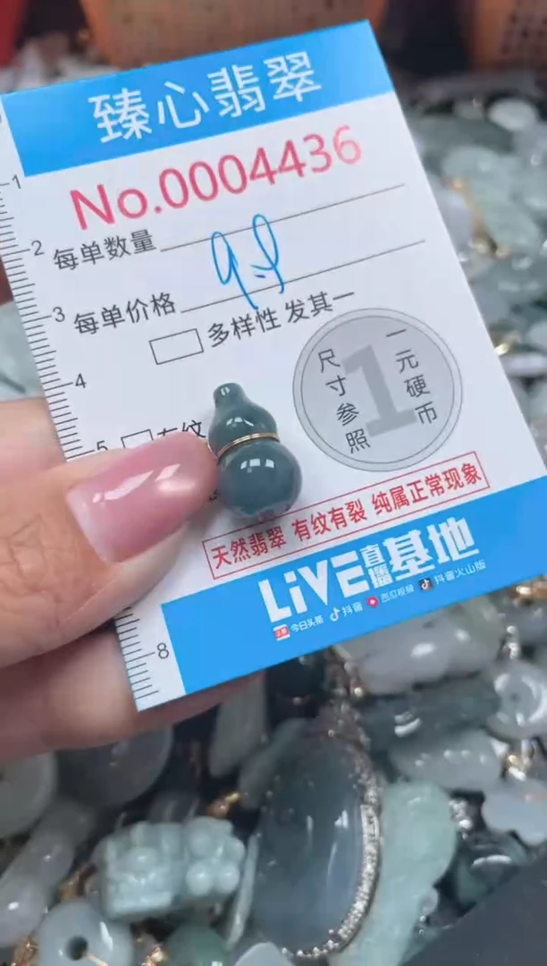 颈饰未镶嵌翡翠4436