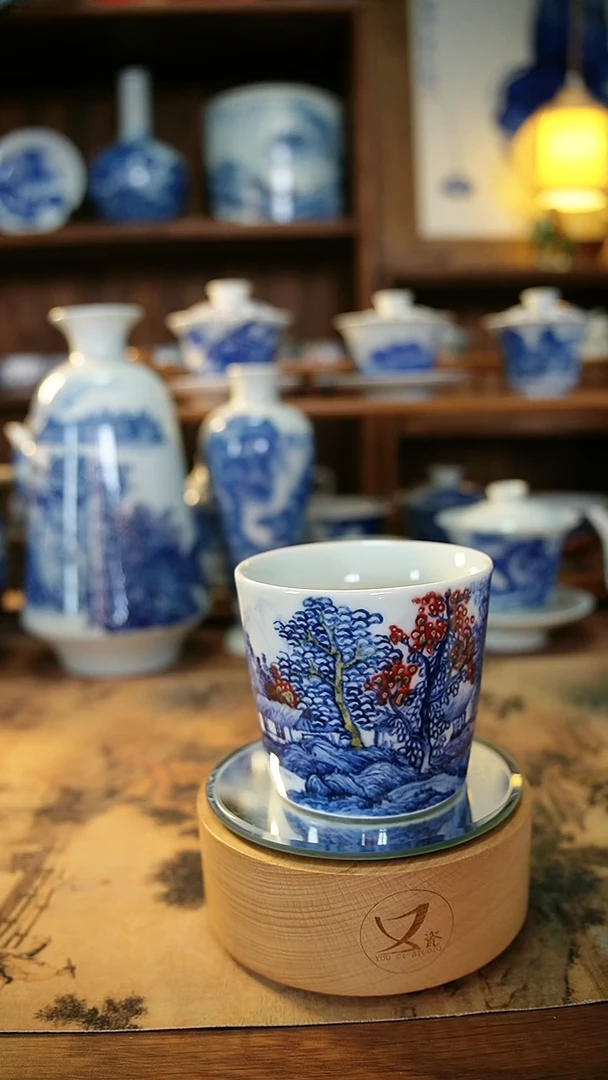 16景德镇手工手绘茶具