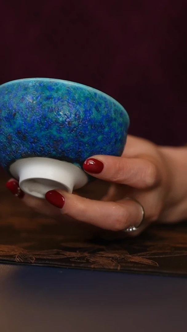 【闪购商品】玉泥犀皮醉束口盏玉泥犀皮醉束口盏