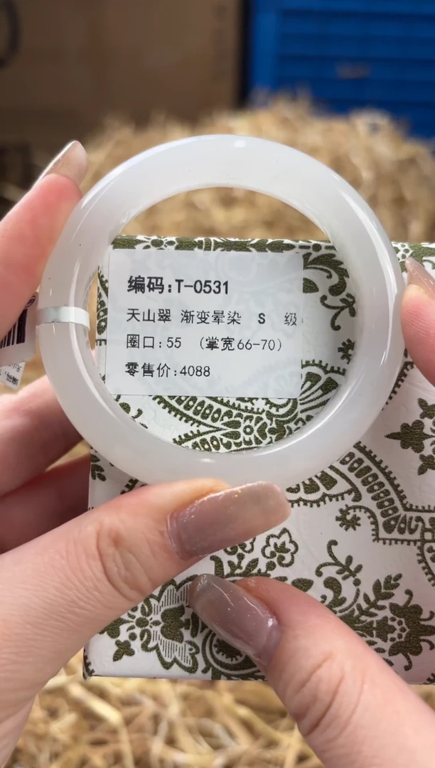 未镶嵌手镯石英质玉T-0531