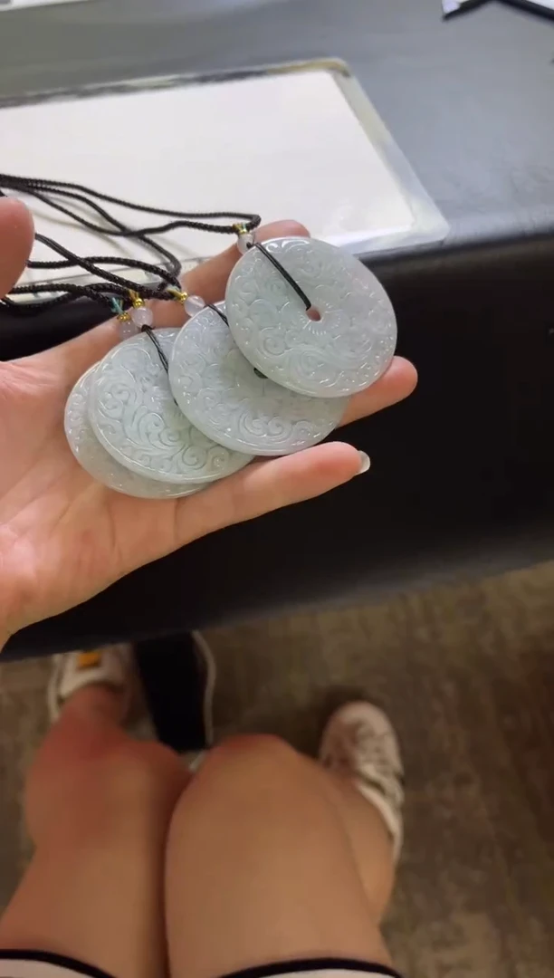 颈饰未镶嵌翡翠B36多样性发一件/配绳子