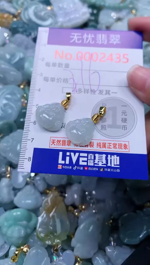 颈饰未镶嵌翡翠2435