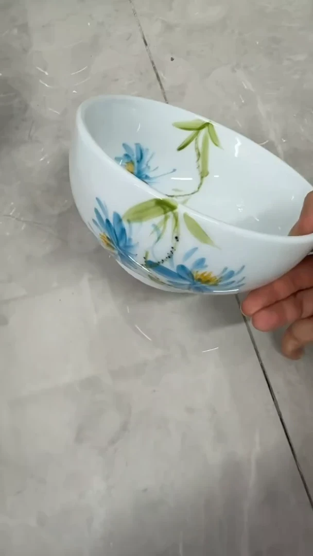 瓷片景德镇高温釉中彩-小罗汉碗