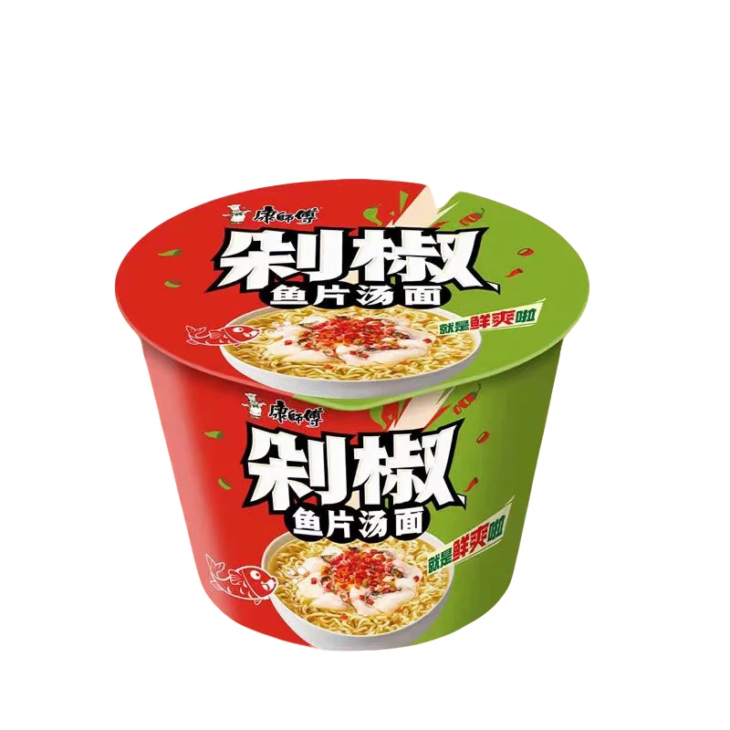 康师傅经典剁椒鱼片桶面110g/桶 9728