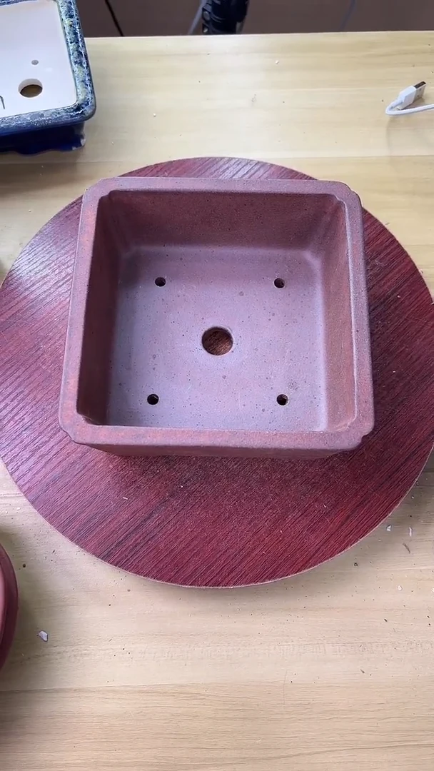 紫砂花盆紫砂花盆微瑕