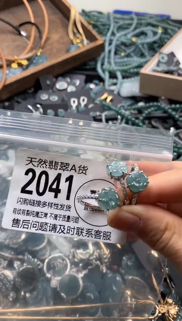 【闪购商品】翡翠颈饰未镶嵌多样性发其一2041