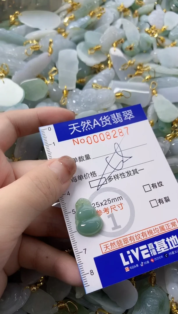 颈饰未镶嵌翡翠天然A货翡翠