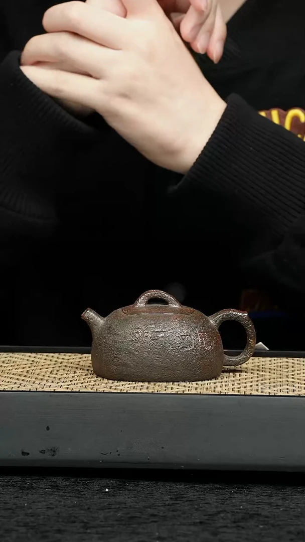 茶壶紫砂五堂 汉武-柴烧