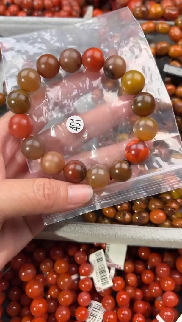 未镶嵌手串南红玛瑙13+