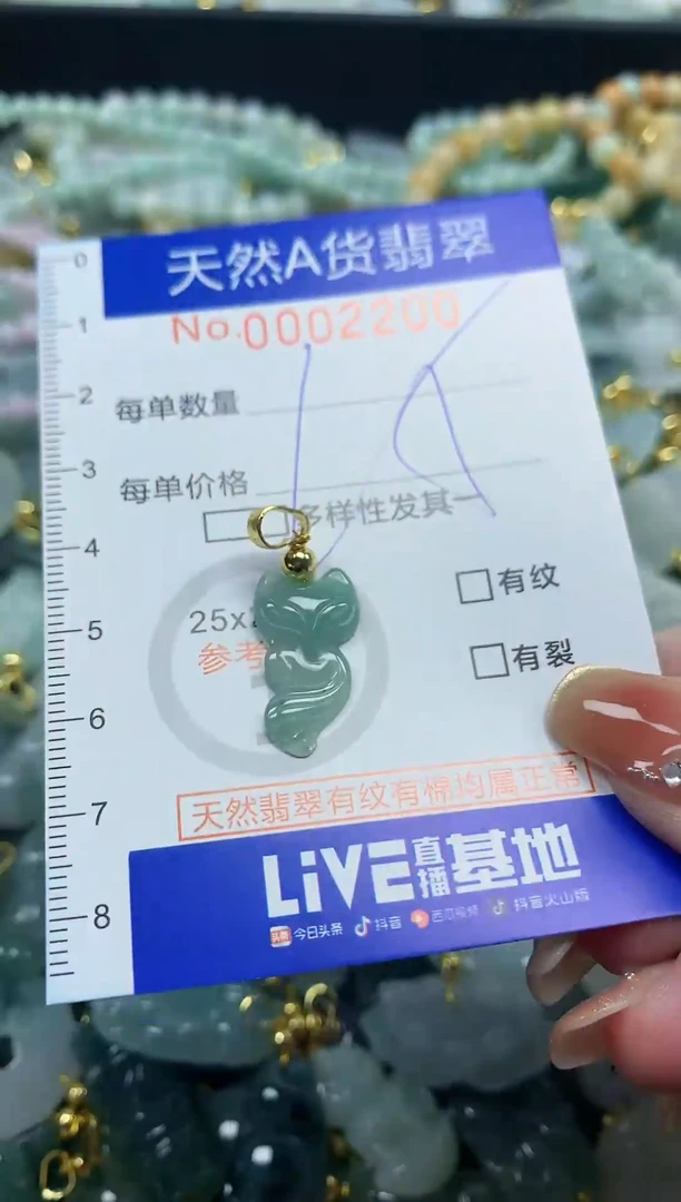 颈饰未镶嵌翡翠天然A货翡翠