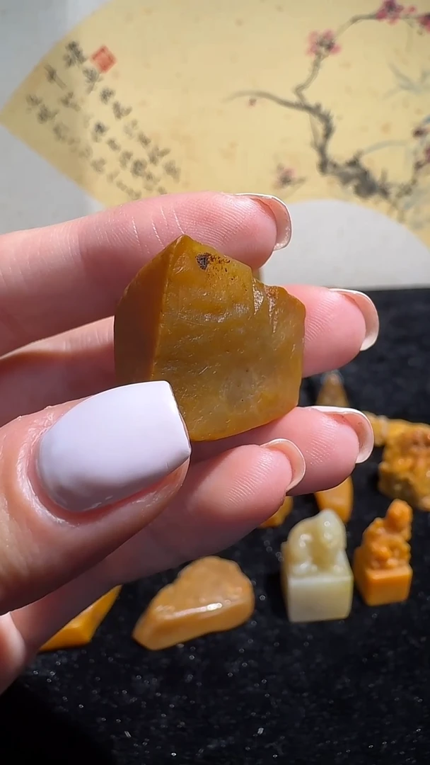 寿山石印石百****毛田黄石原石