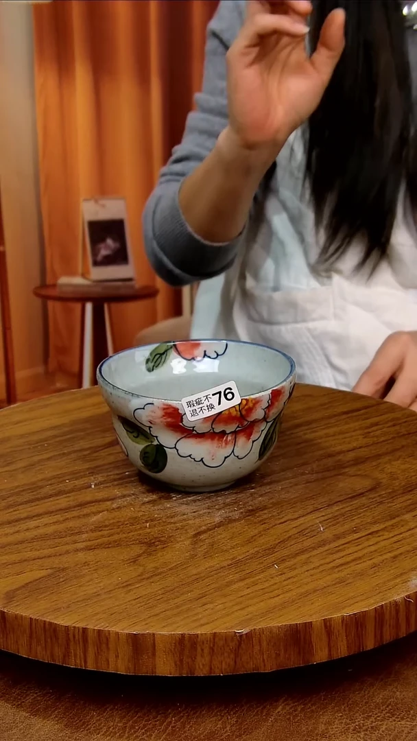 杯子陶景德镇手工手绘釉下彩陶瓷一对