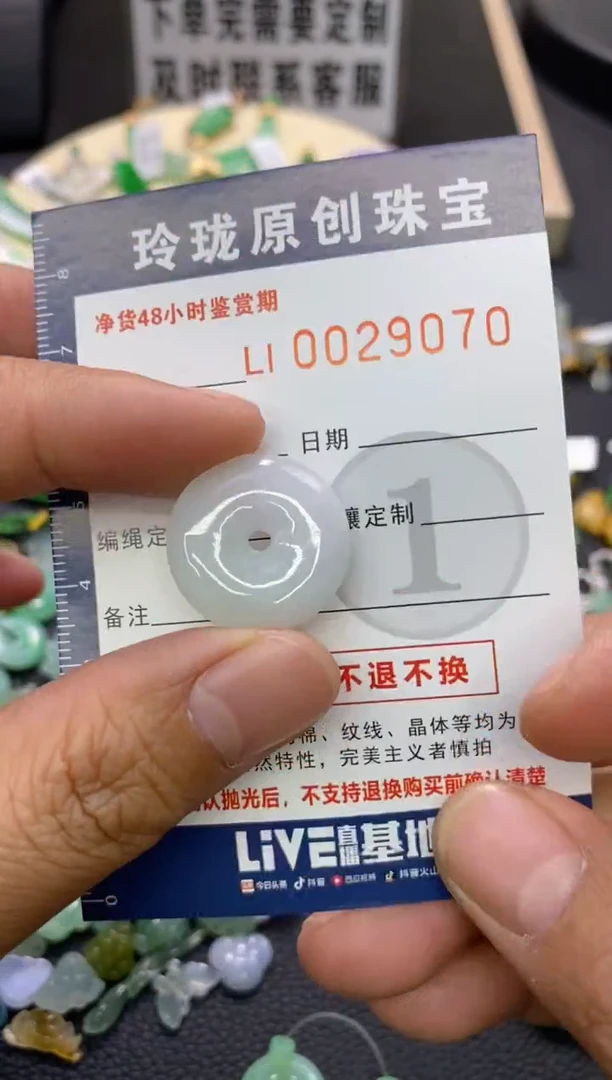 【闪购商品】翡翠颈饰未镶嵌翡翠净货29070