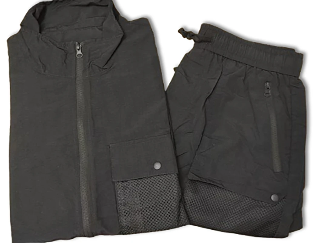 新款夏季ins休闲潮流工装短款运动套装男女可穿