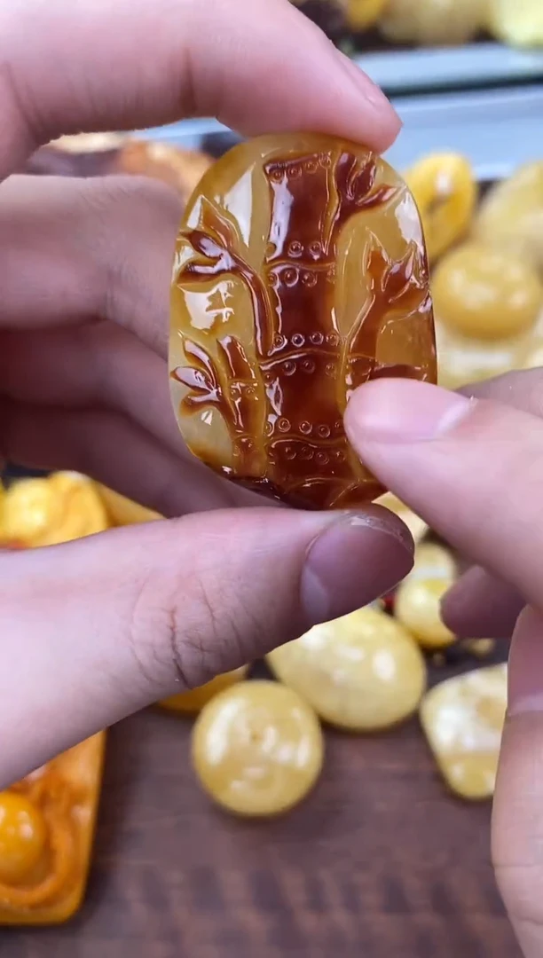 裸石琥珀未镶嵌天然琥珀蜜蜡