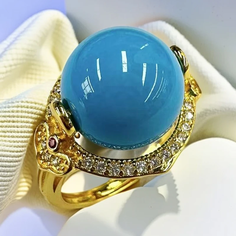 云盖寺松暴力蓝戒指 A28-290