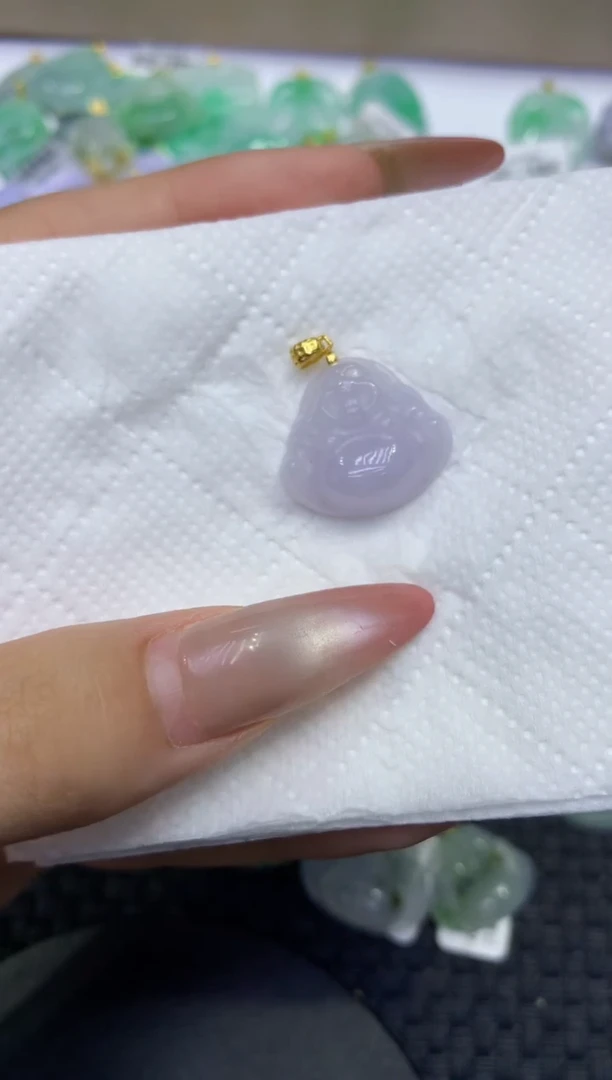 颈饰未镶嵌翡翠天然缅甸A货翡翠