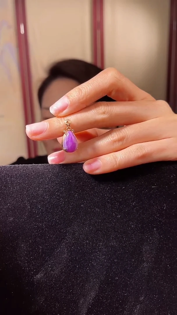 【闪购商品】苏纪石（舒俱来）吊坠18K金镶嵌