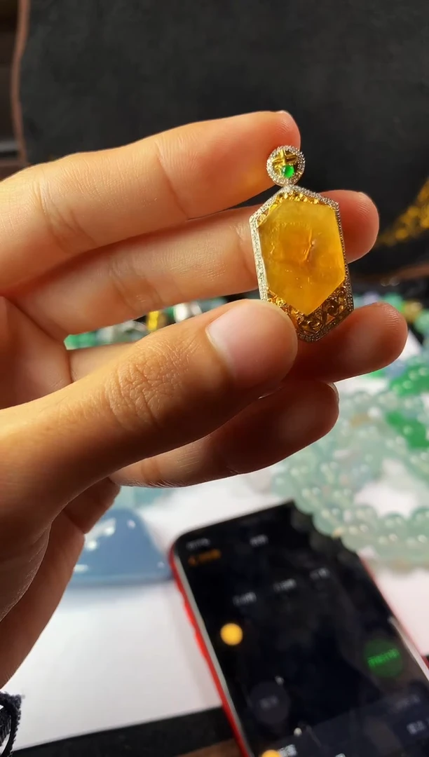 18K金镶嵌定制翡翠?*～YZ