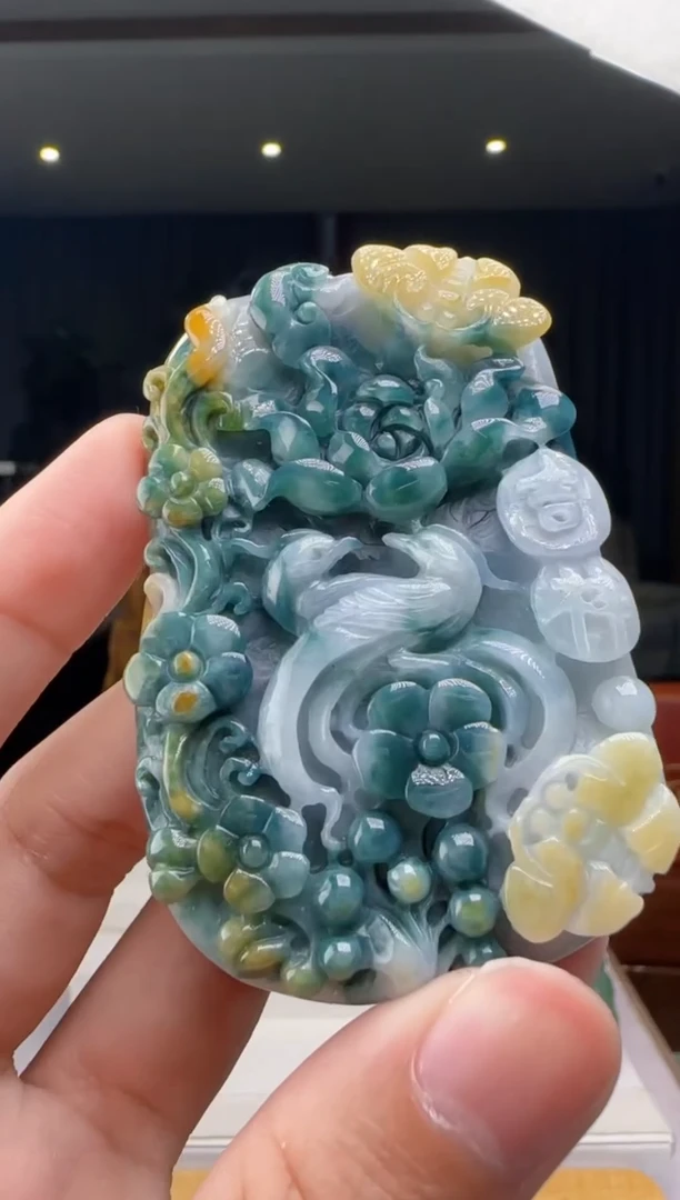 【闪购商品】翡翠吊坠(不含链)未镶嵌XM@@960Q7J03099