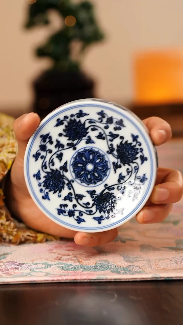 【闪购商品】松风馆缠枝莲盖置