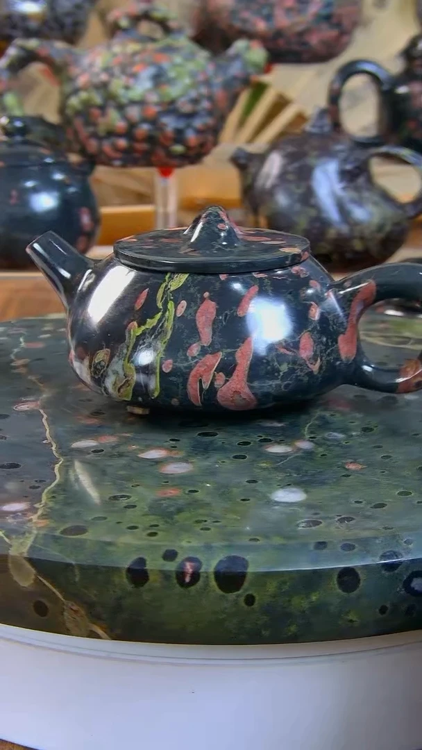 奢上奢梅花玉茶具