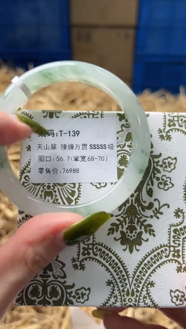 未镶嵌手镯石英质玉T139