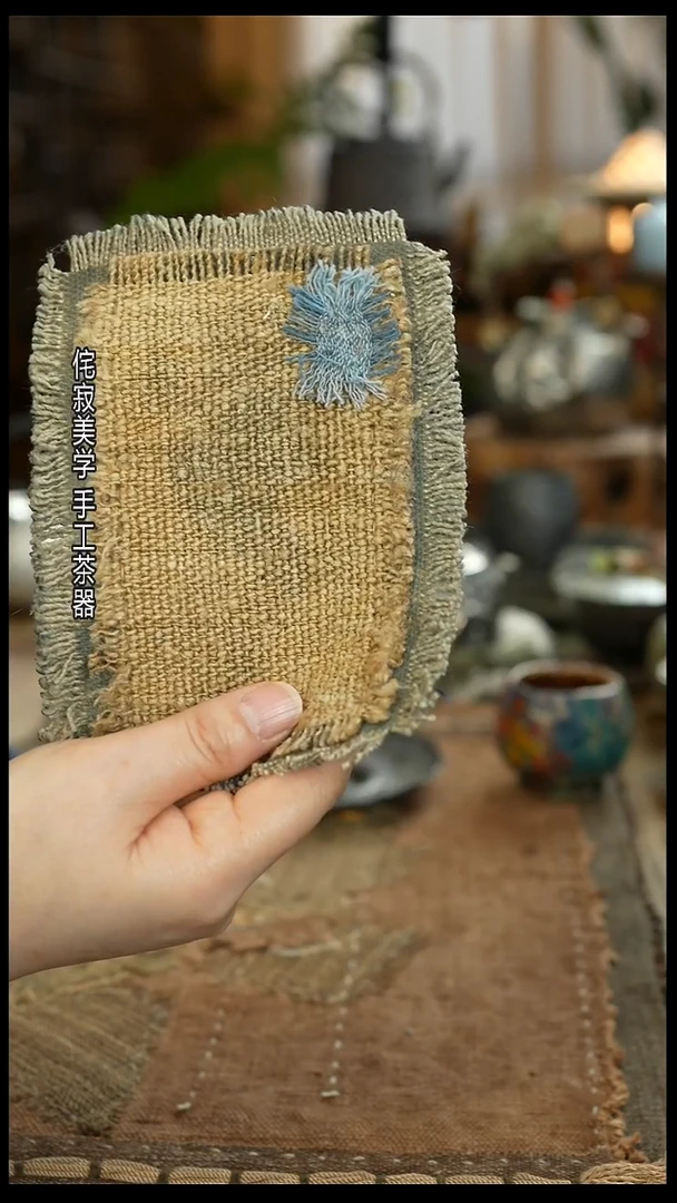 纯手工柞蚕丝杯垫