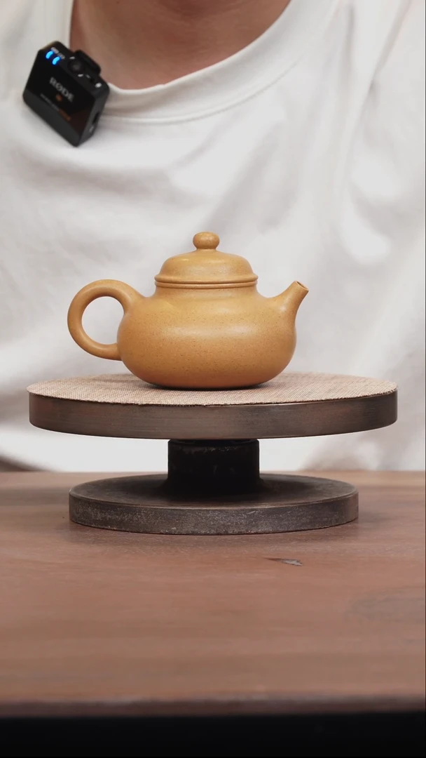 茶壶紫砂黄金段容天