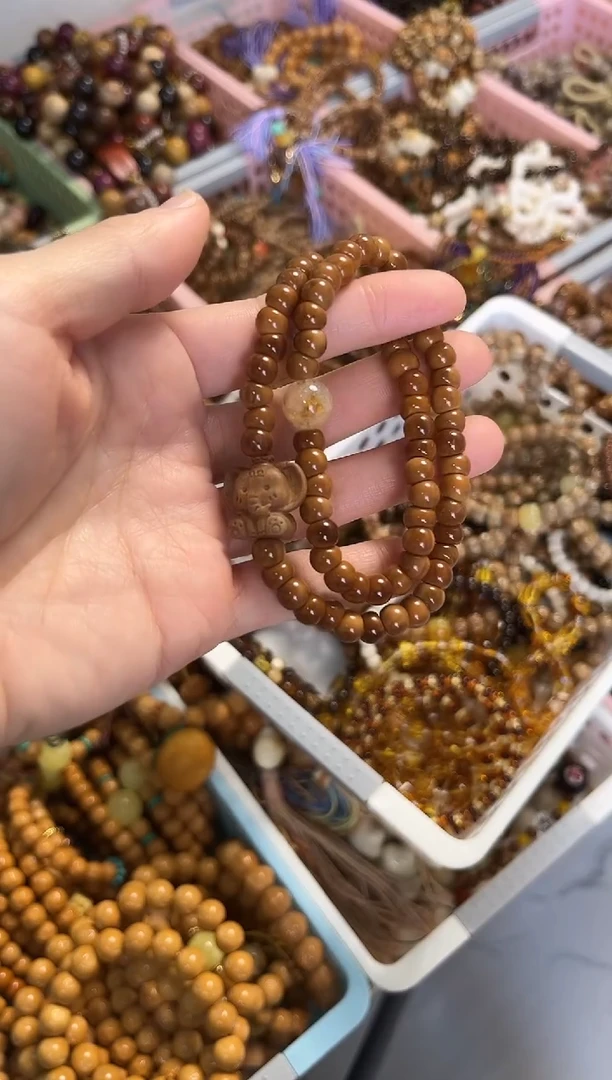 手串库克库克蒜瓣大肠双圈小飞象7mm