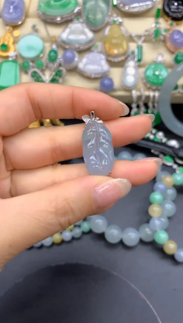【闪购商品】翡翠颈饰18K金镶嵌153-中国好珍宝