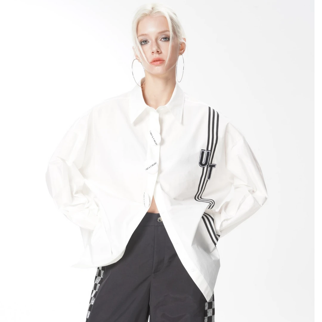 UTUH白色衬衫TUWWS1C008