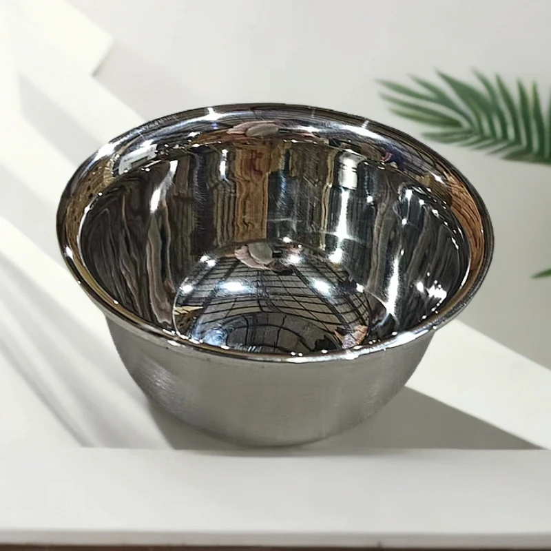 金宝--13cm不锈钢小新清双层防烫碗 极简日式工艺调味碗