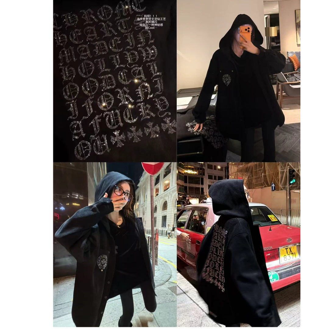 婉君【灯芯绒克罗】进口澳钻 进口灯芯绒百搭加绒外套LWJ25C3C3152