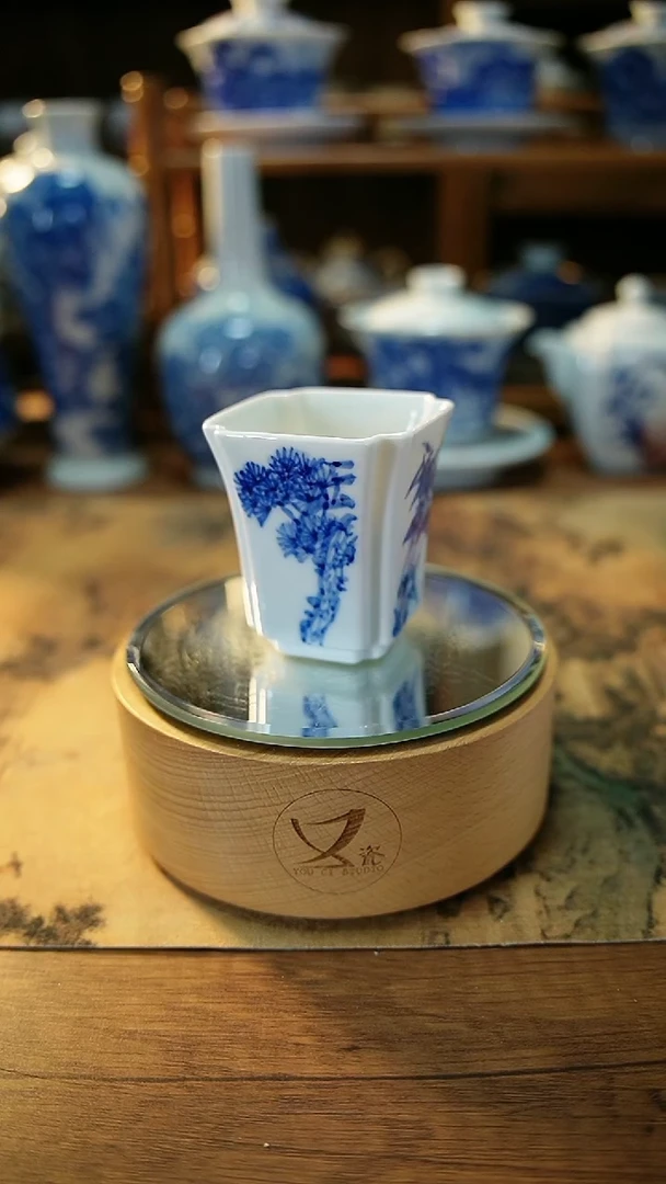 10景德镇手工手绘茶具