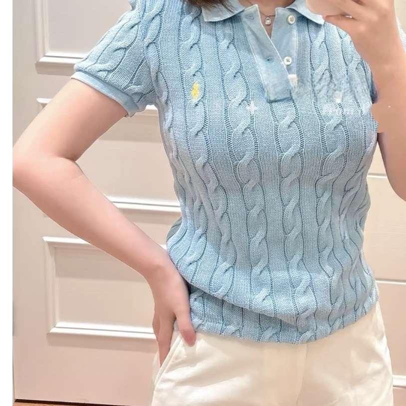 【陈元一】拉F25年春款针织短袖