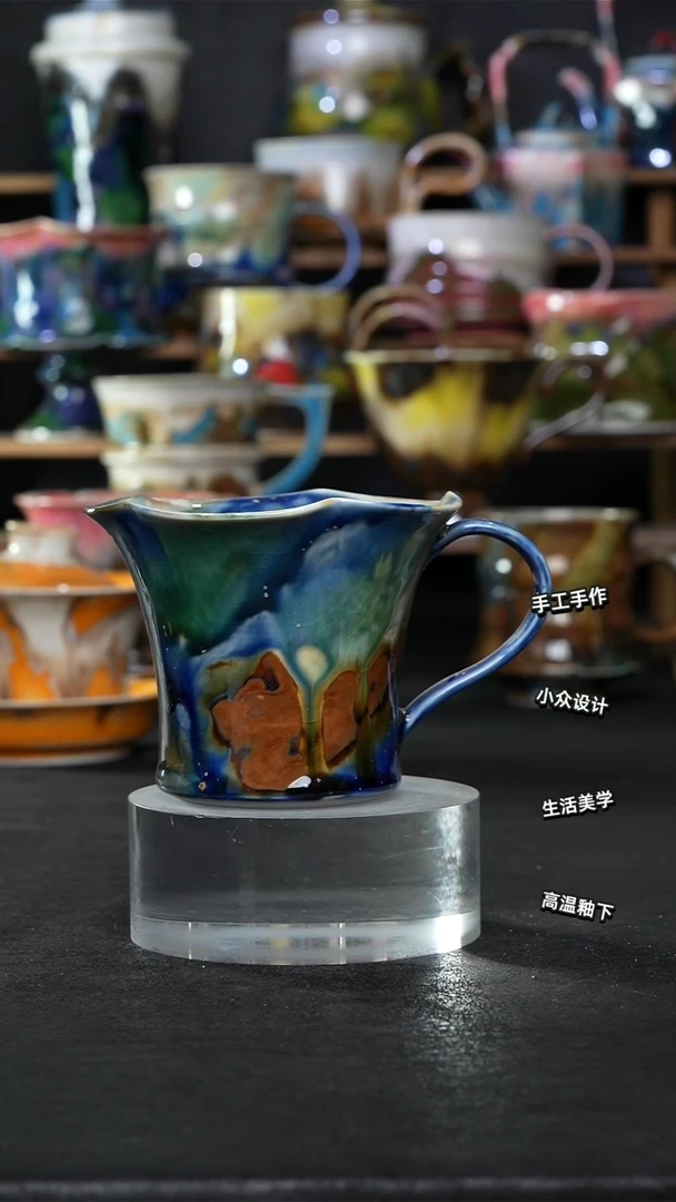 设计师款景德镇森涩手创陶瓷（食品级）946