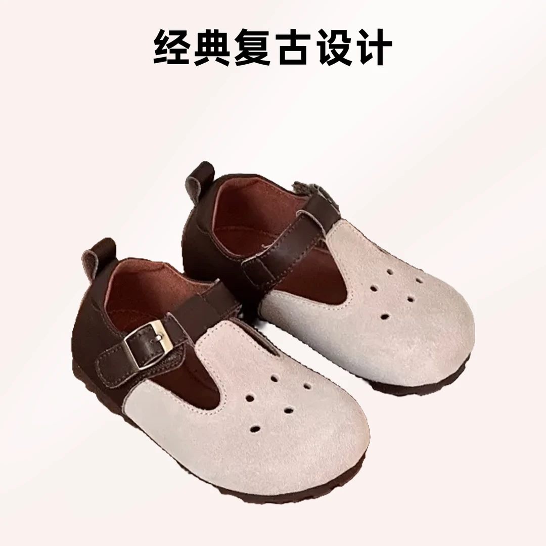 希鹿玛   休闲风春秋凉鞋单鞋玛丽珍宝宝平底软底儿童女童夏季