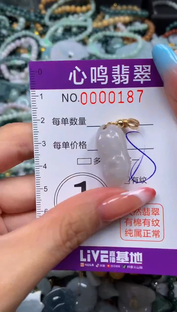 翡翠未镶嵌颈饰闪购00187