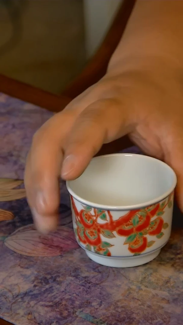 杯手工手绘杯杯很美丽
