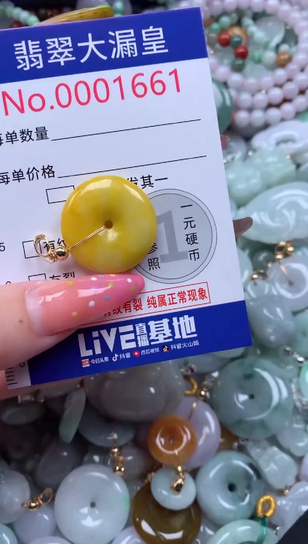 翡翠未镶嵌吊坠(不含链)1661