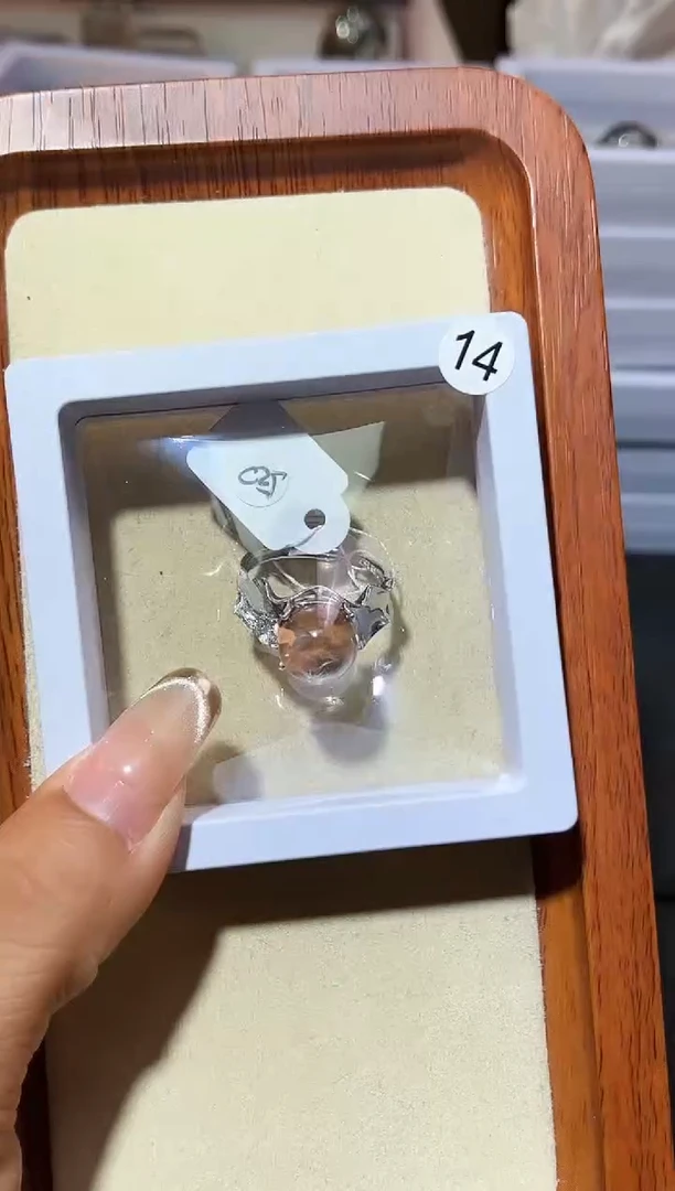 【闪购商品】烟晶戒指银S925镶嵌定制